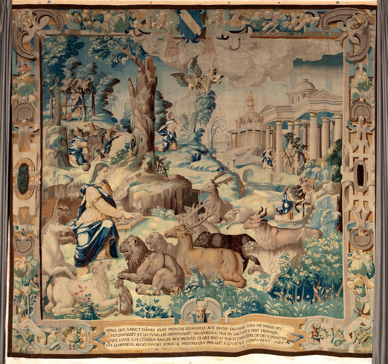 Legend of Saint-Mammes (gobeläng) av Jean the Elder Cousin