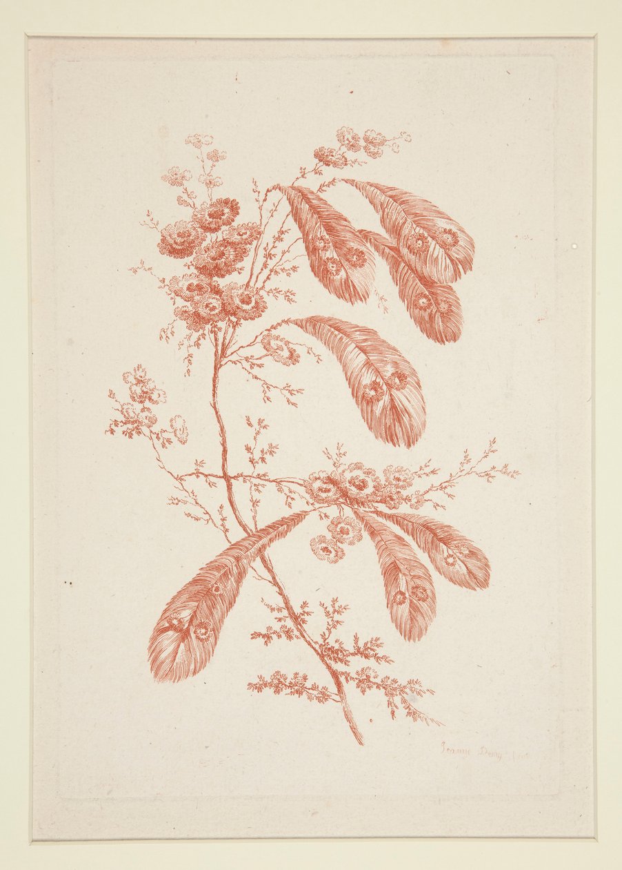 Utan titel (Ideala blommor), från en uppsättning om sex av Jeanne Deny