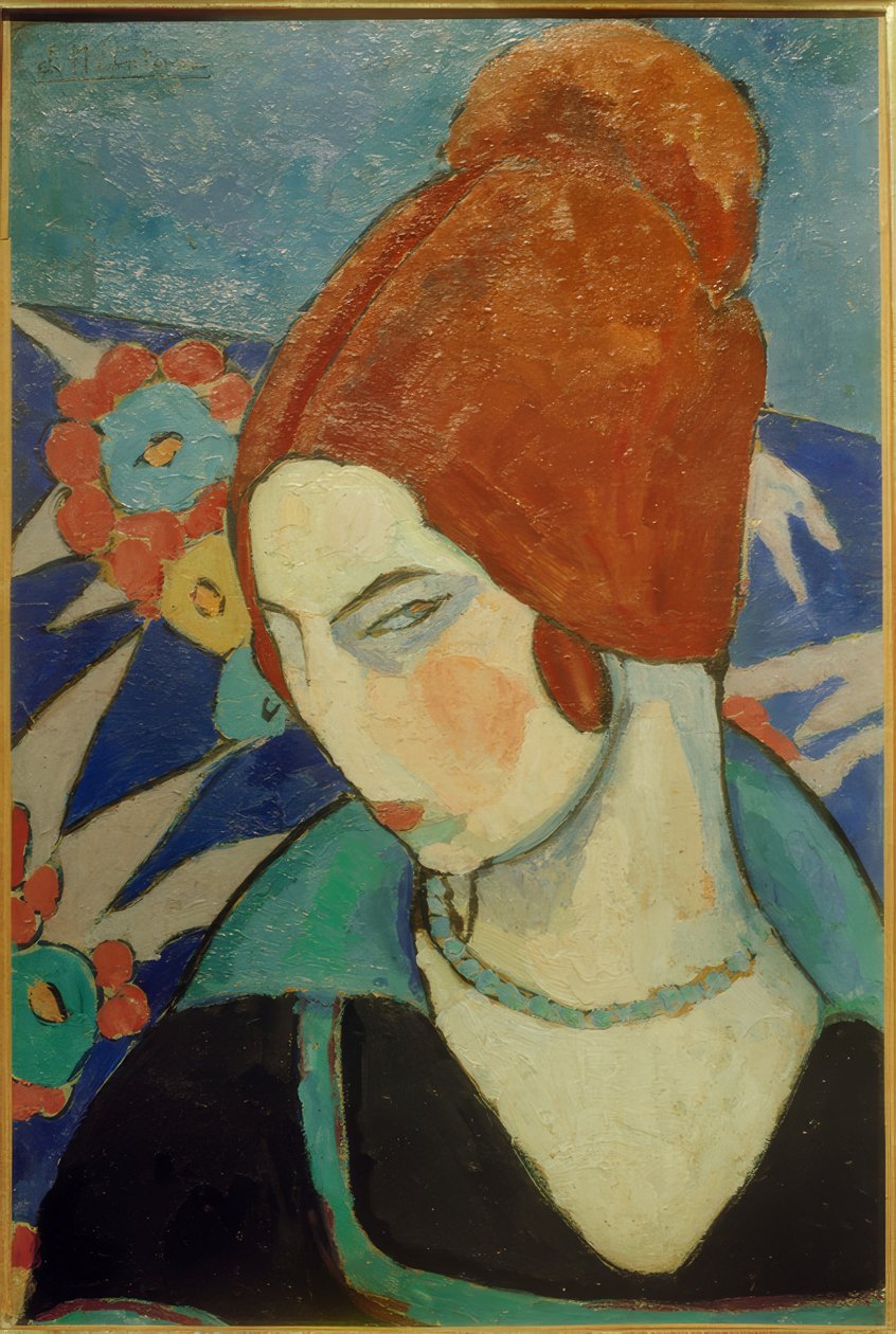 Självporträtt, 1916 av Jeanne Hébuterne