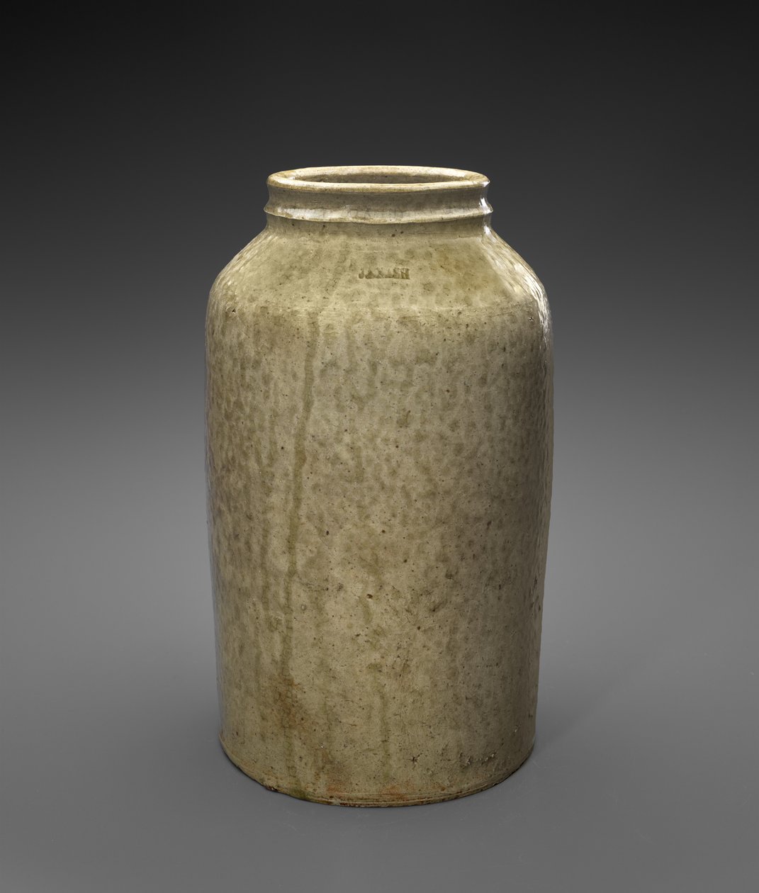 Jar, c. 1850-1860 (alkaliskt glaserat stengods) av Jefferson S. Nash Pottery