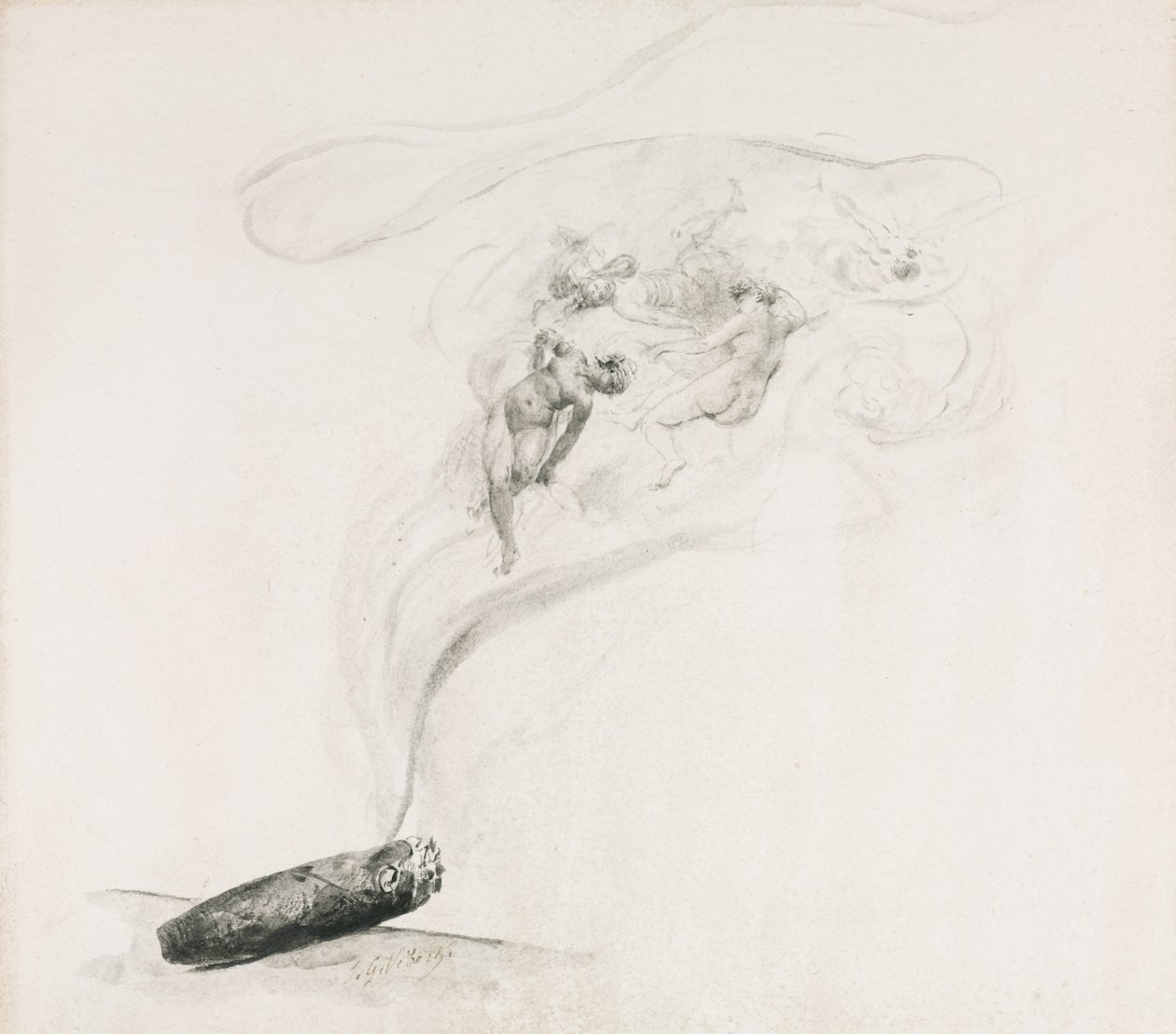 I röken av Jehan Georges Vibert