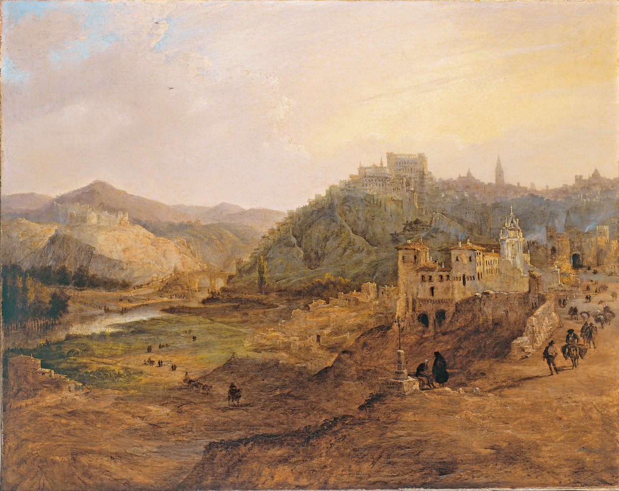 Vista general de Toledo desde la Cruz de los Canónigos av Jenaro Pérez Villaamil