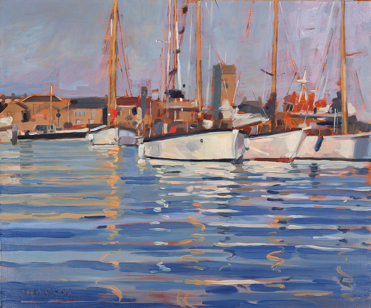 Isle of Wight - Old Gaffers, 2000 av Jennifer Wright