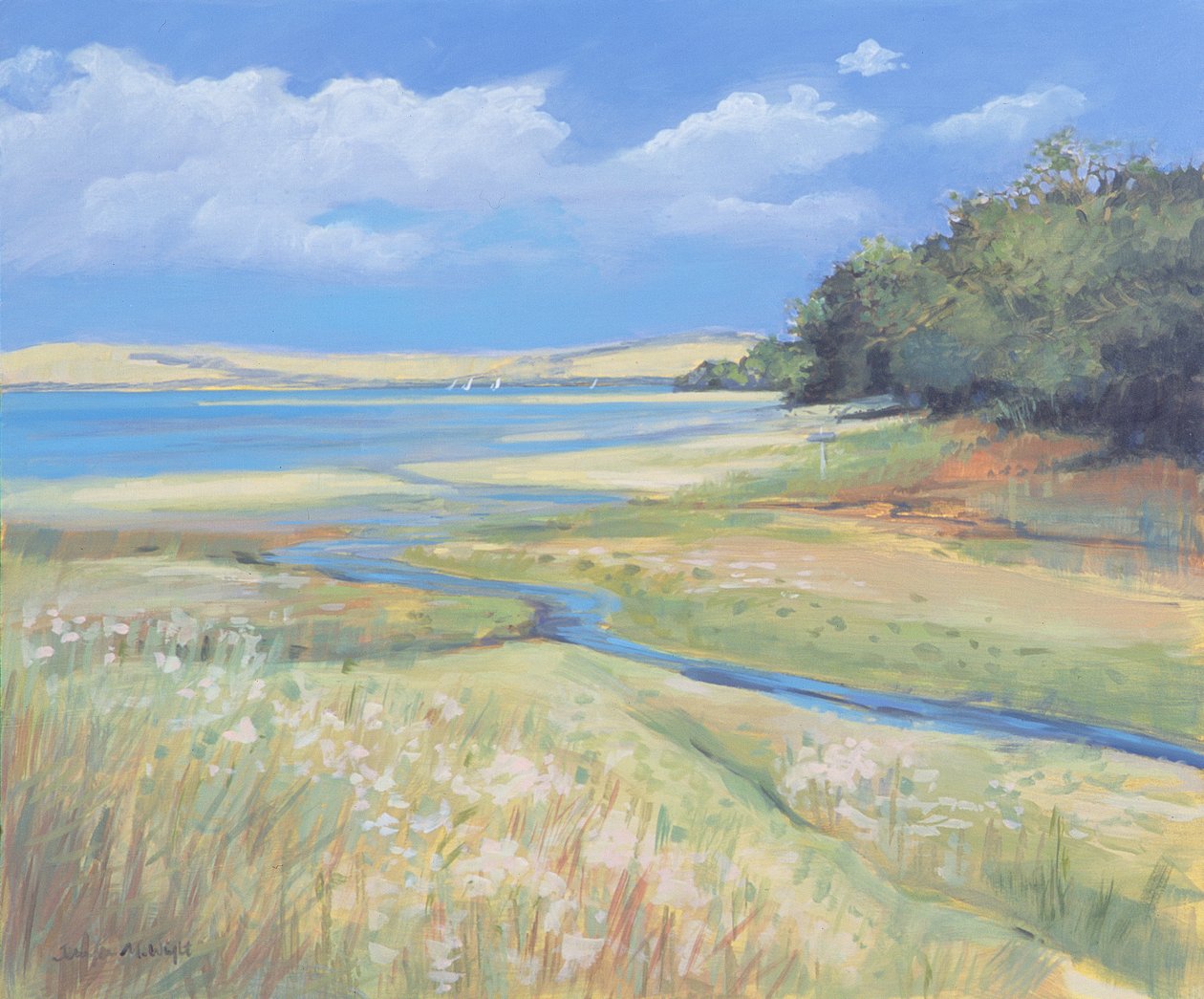 Kingsbridge Estuary 2, 2008 av Jennifer Wright