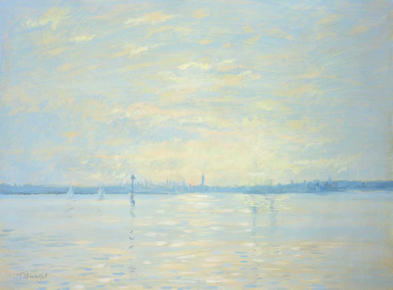 Southampton Water, Sunset, 1999 av Jennifer Wright