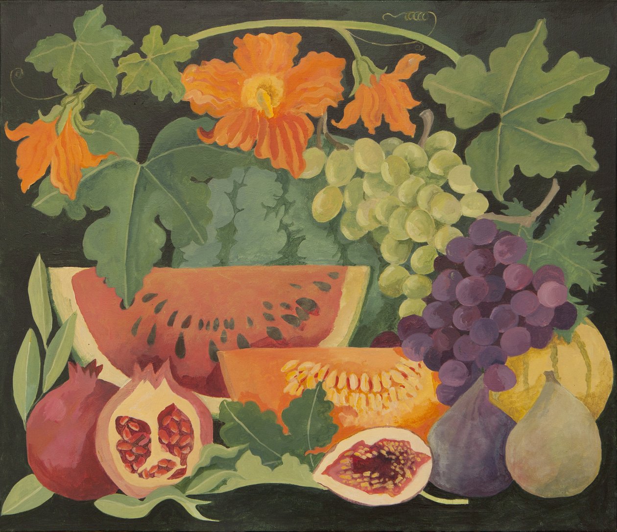 Blandad frukt och melonblommor av Jennifer Abbott