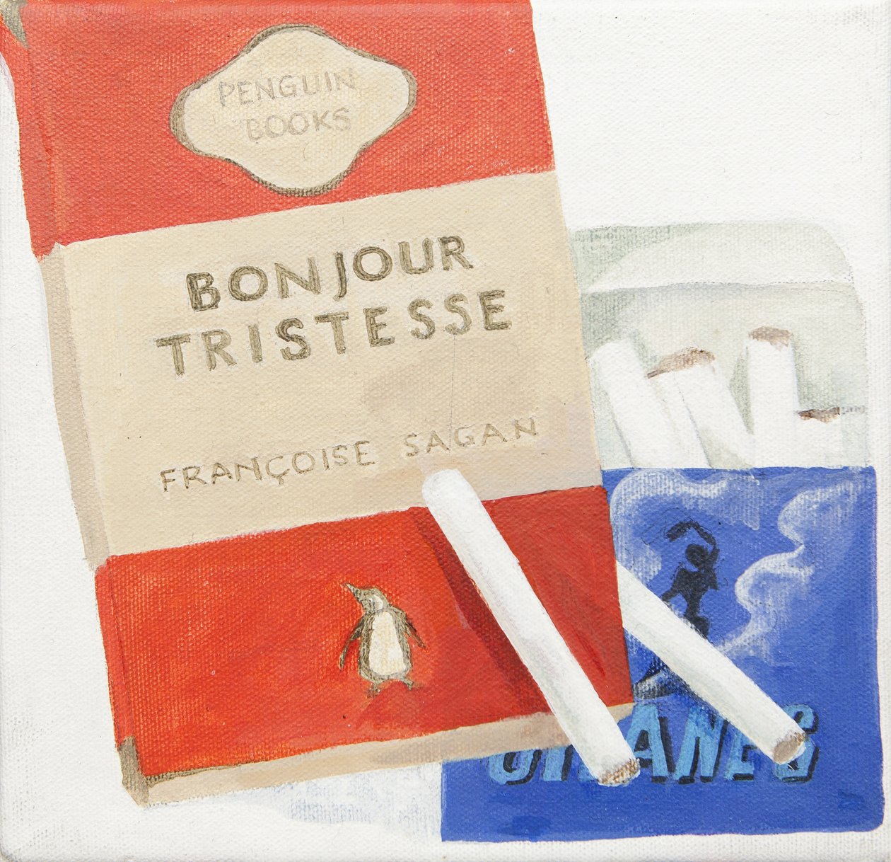 Pingvinbok, Gitanne Cigaretter (akryl) av Jennifer Abbott