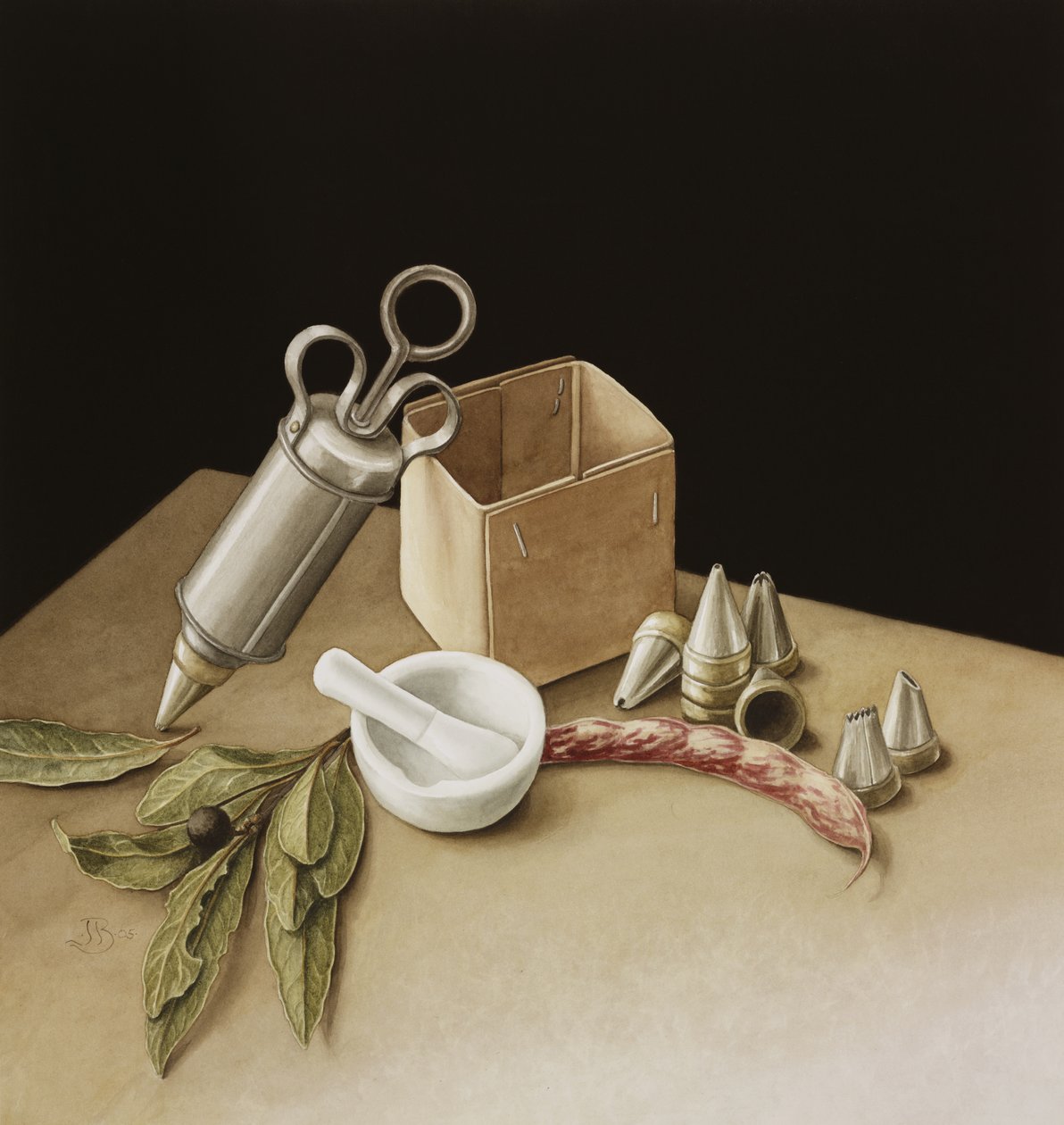 Kitchen Geometry, 2005 (wc on paper) av Jenny Barron