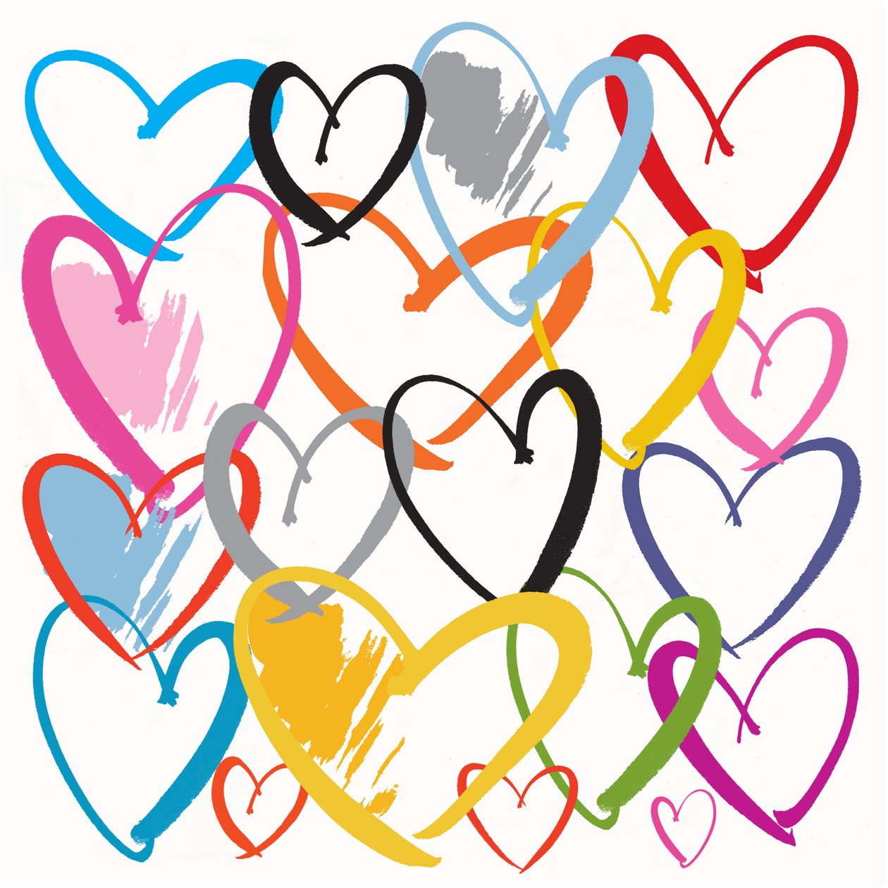 Kind Hearts, 2015 (blandade media) av Jenny Frean