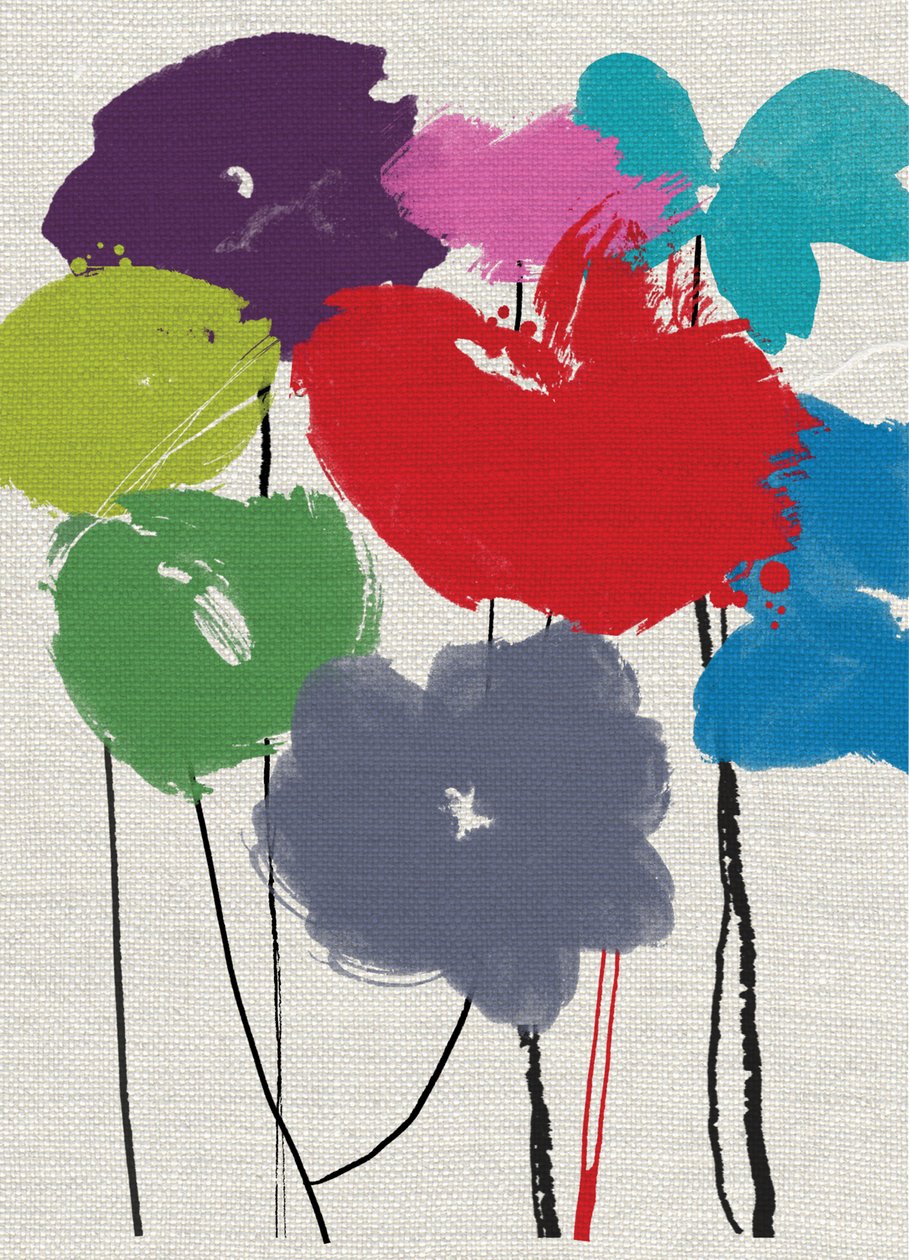 Tryckta blommor av Jenny Frean
