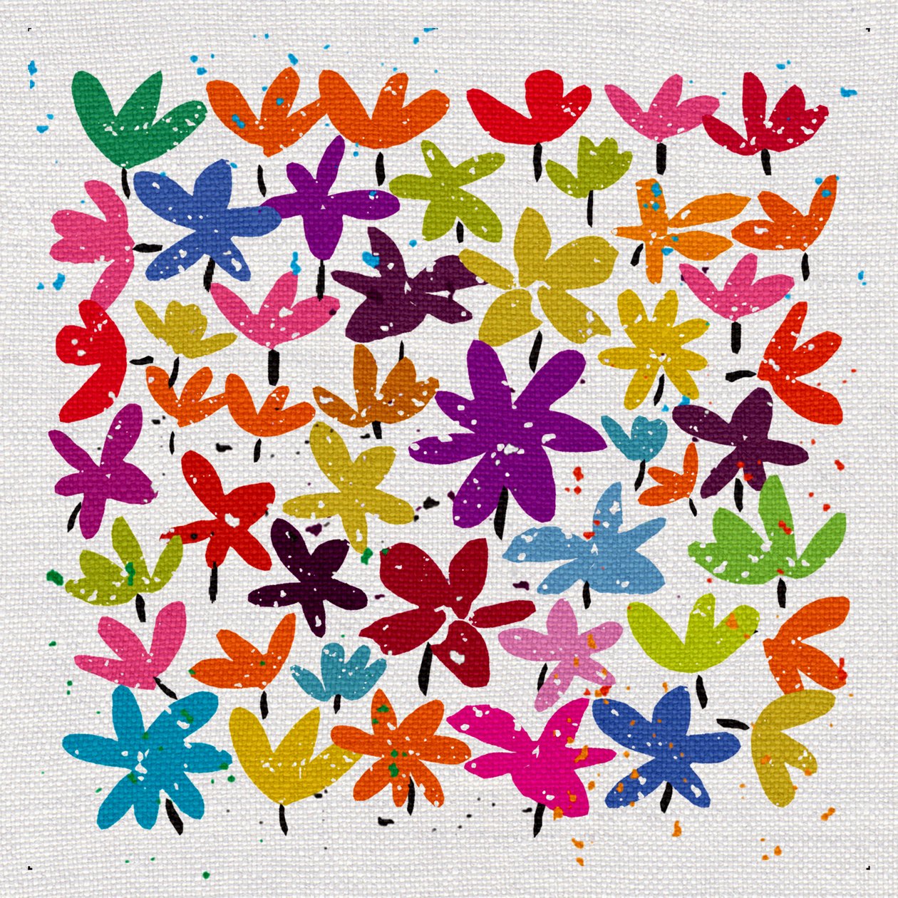 Say It With Flowers, 2022 (blandade media) av Jenny Frean