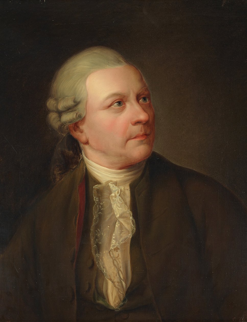 Porträtt av poeten Friedrich Gottlieb Klopstock av Jens Juel