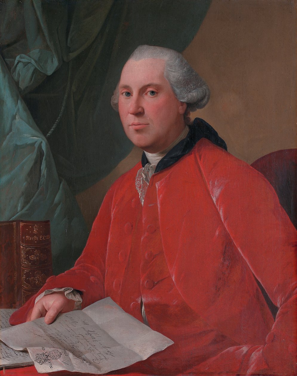 Danska:  Porträtt av Lauritz Christian Steen Porträtt av Lauritz Christian Steen av Jens Juel
