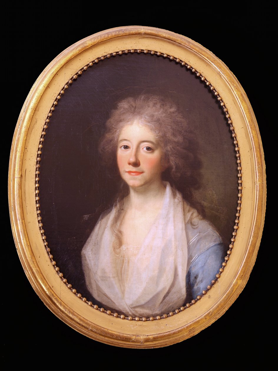 Elisabeth (Lisa) de la Calmette, född friherrinnan Iselin av Jens Juel