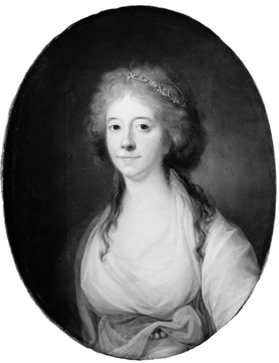 Elisabeth (Lisa) de la Calmette, född baronessa Iselin, hustru till Antoine de la Calmette av Jens Juel