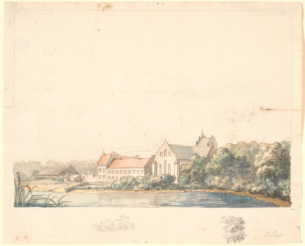 Herlufsholms kyrka vid Susåen av Jens Juel