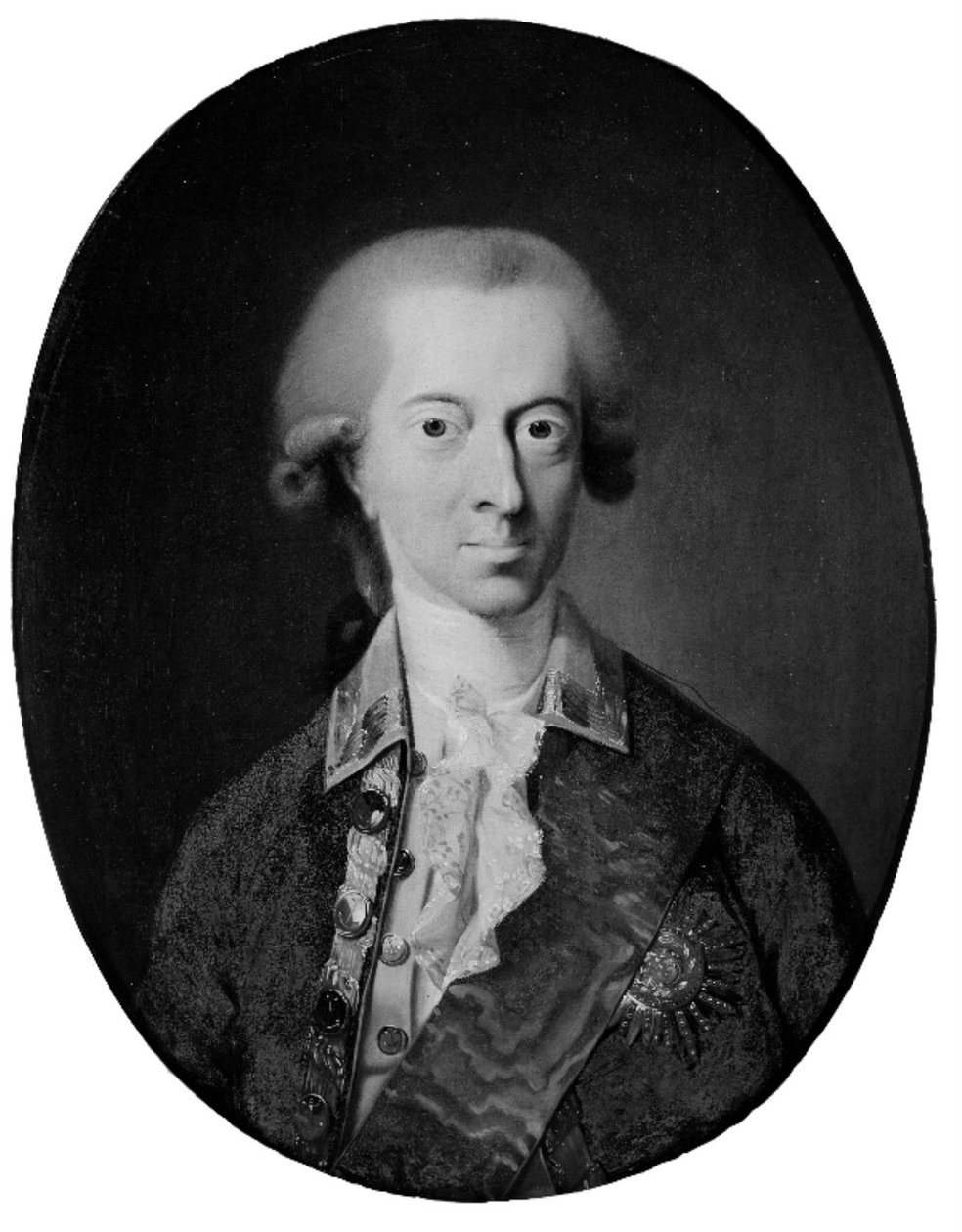 Porträtt av Kristian VII av Jens Juel