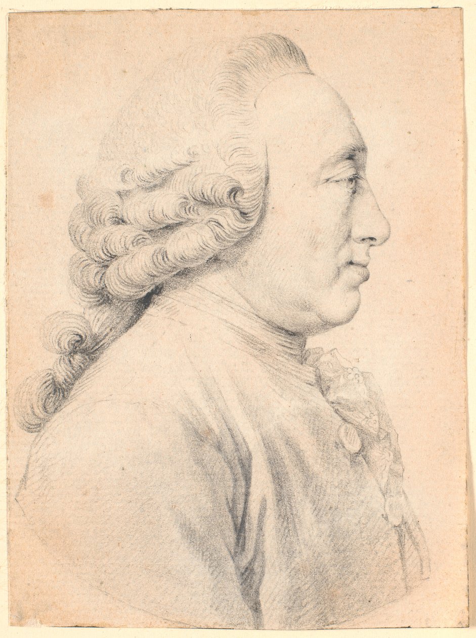 Porträtt av den schweiziske naturforskaren och filosofen Charles Bonnet (1720-93) av Jens Juel