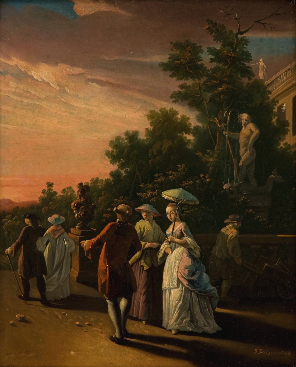 Promenader i en park av Jens Juel