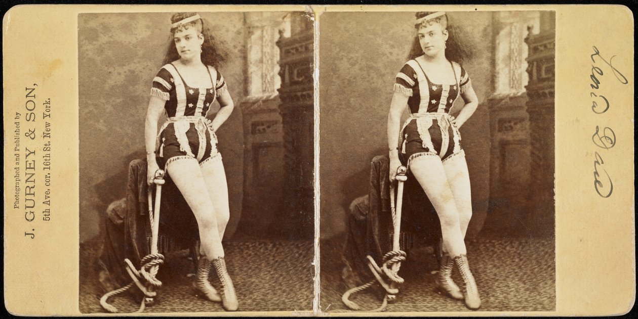 Leona Dare, 1869-74 (albumintryck) av Jeremiah Gurney