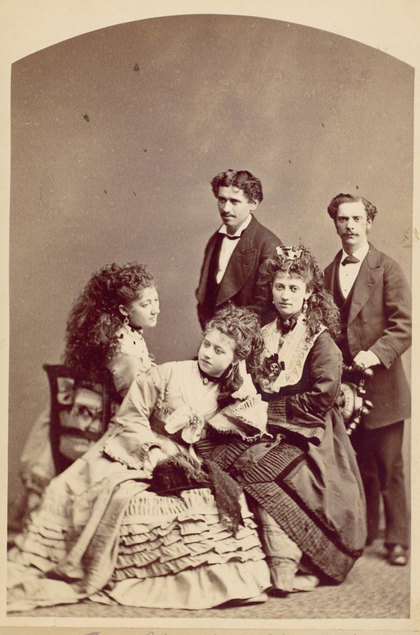 Wohes Family, New York, 1870-talet. av Jeremiah Gurney