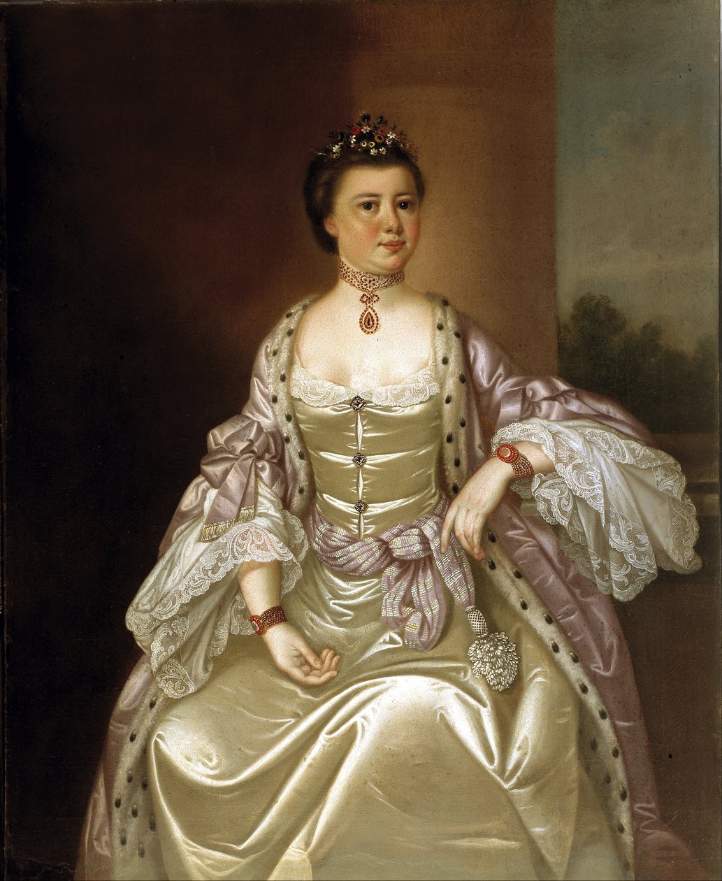 Mrs Barnard Elliott, Jr (Mary Elizabeth Bellinger Elliott) av Jeremiah Theus