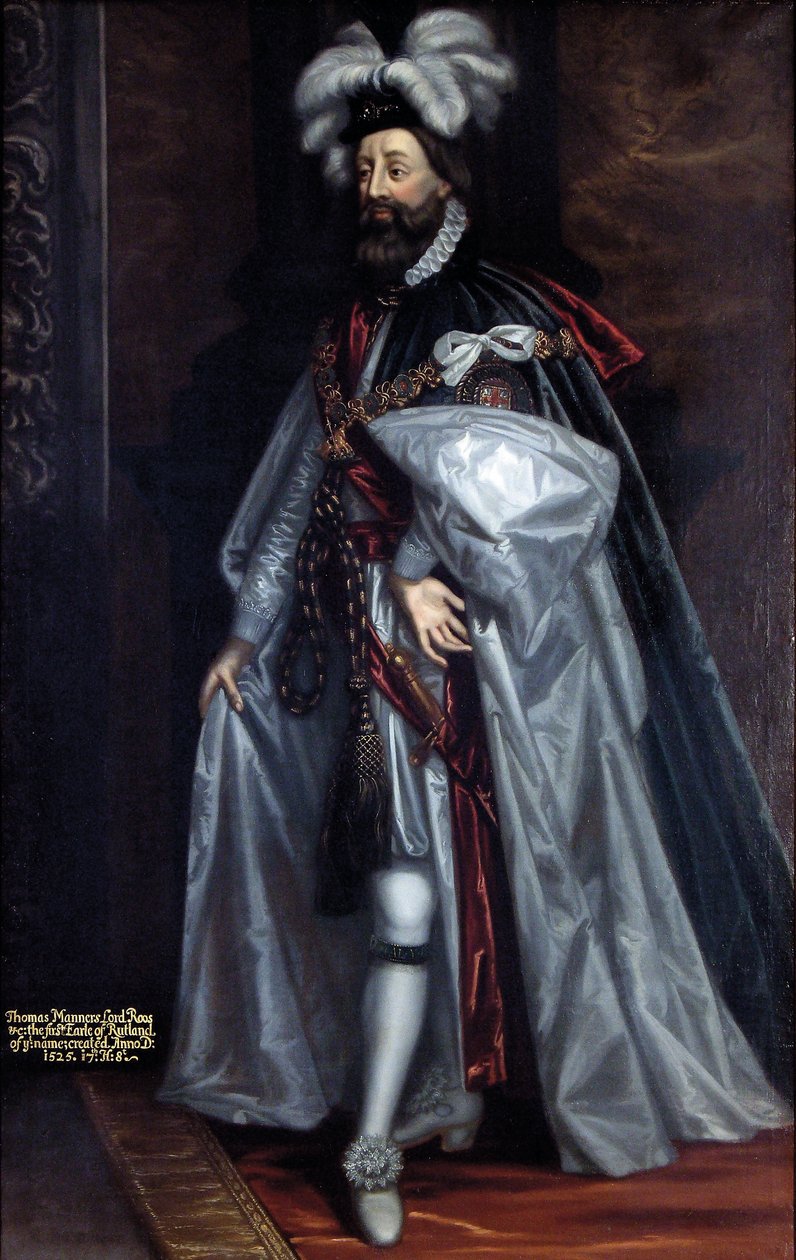 Sir Thomas Manners, 1:e earl av Rutland, ca 1675 av Jeremias van der Eyden