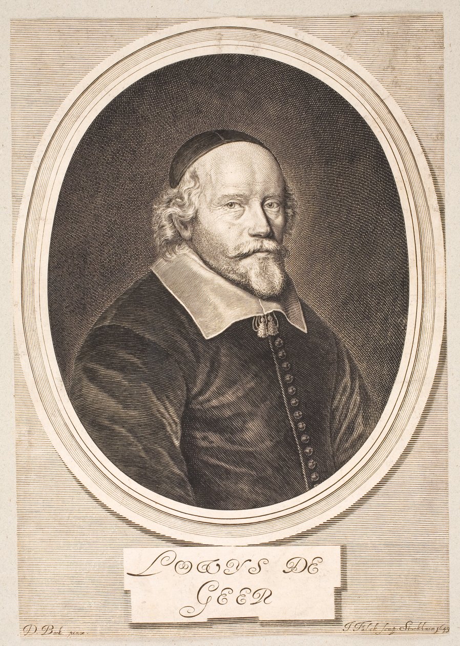 Porträtt av Louis de Geer av Jeremias Falck
