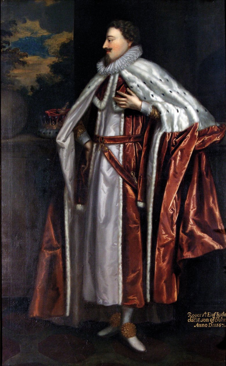 Roger Manners, 5:e earl av Rutland (1576-1612), ca 1675 av Jeremias van der Eyden