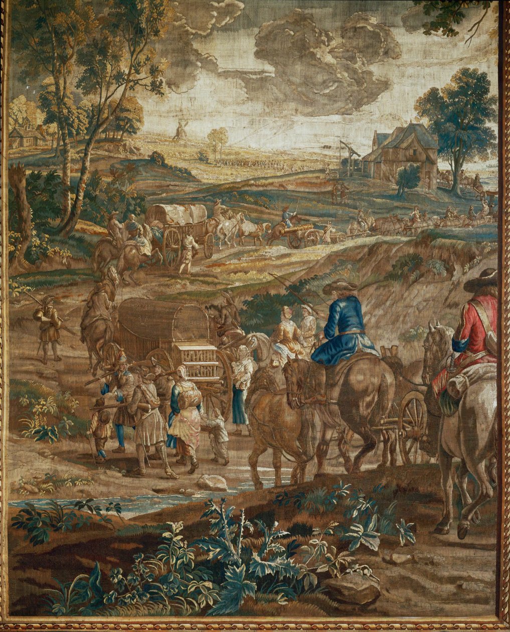 En militärkonvoj av Jerome Le Clerc