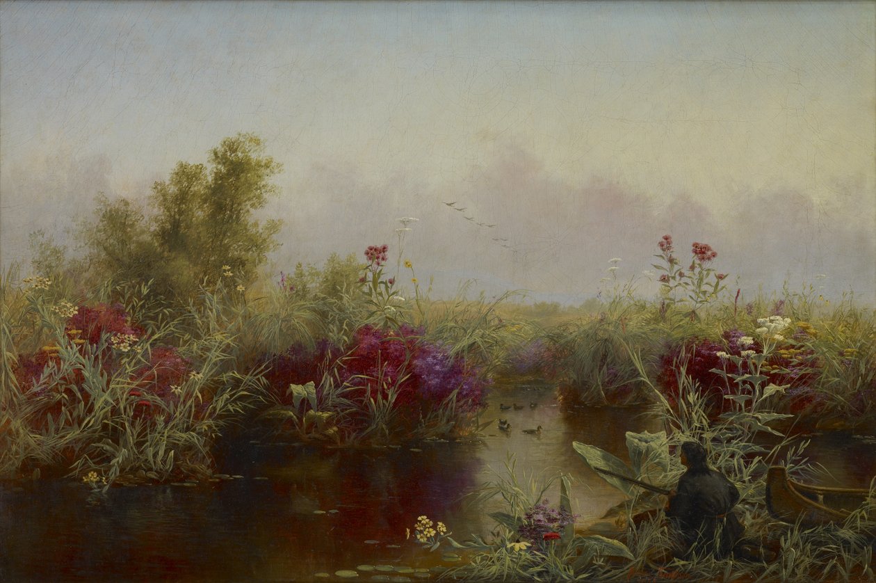 Ankjakt, 1867 av Jerome Thompson