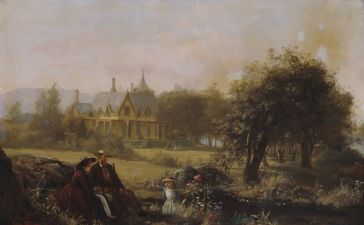 Sommarblommor, 1859. av Jerome Thompson