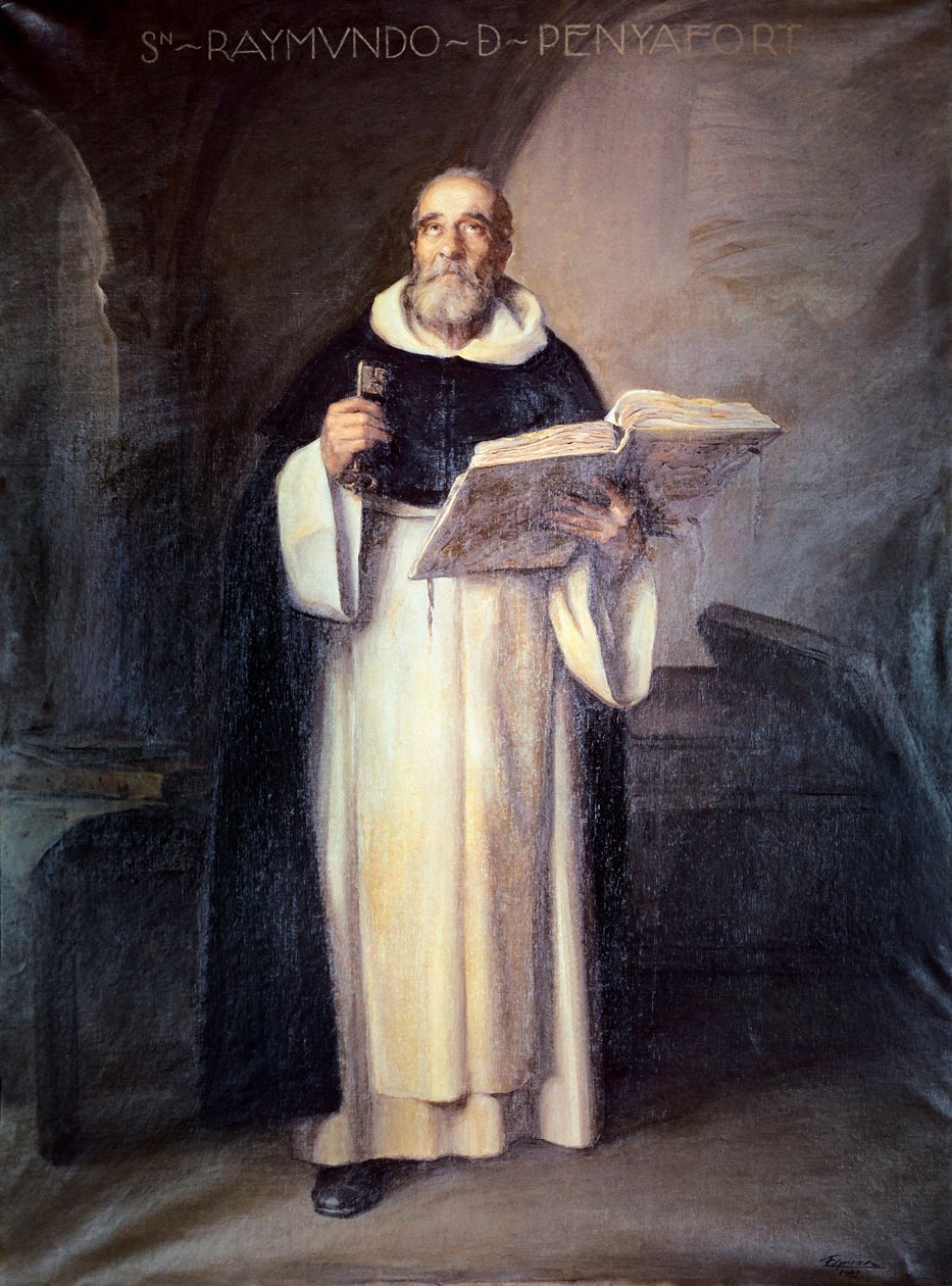 Sankt Raymond av Penafort av Jeronimo Jacinto Espinosa