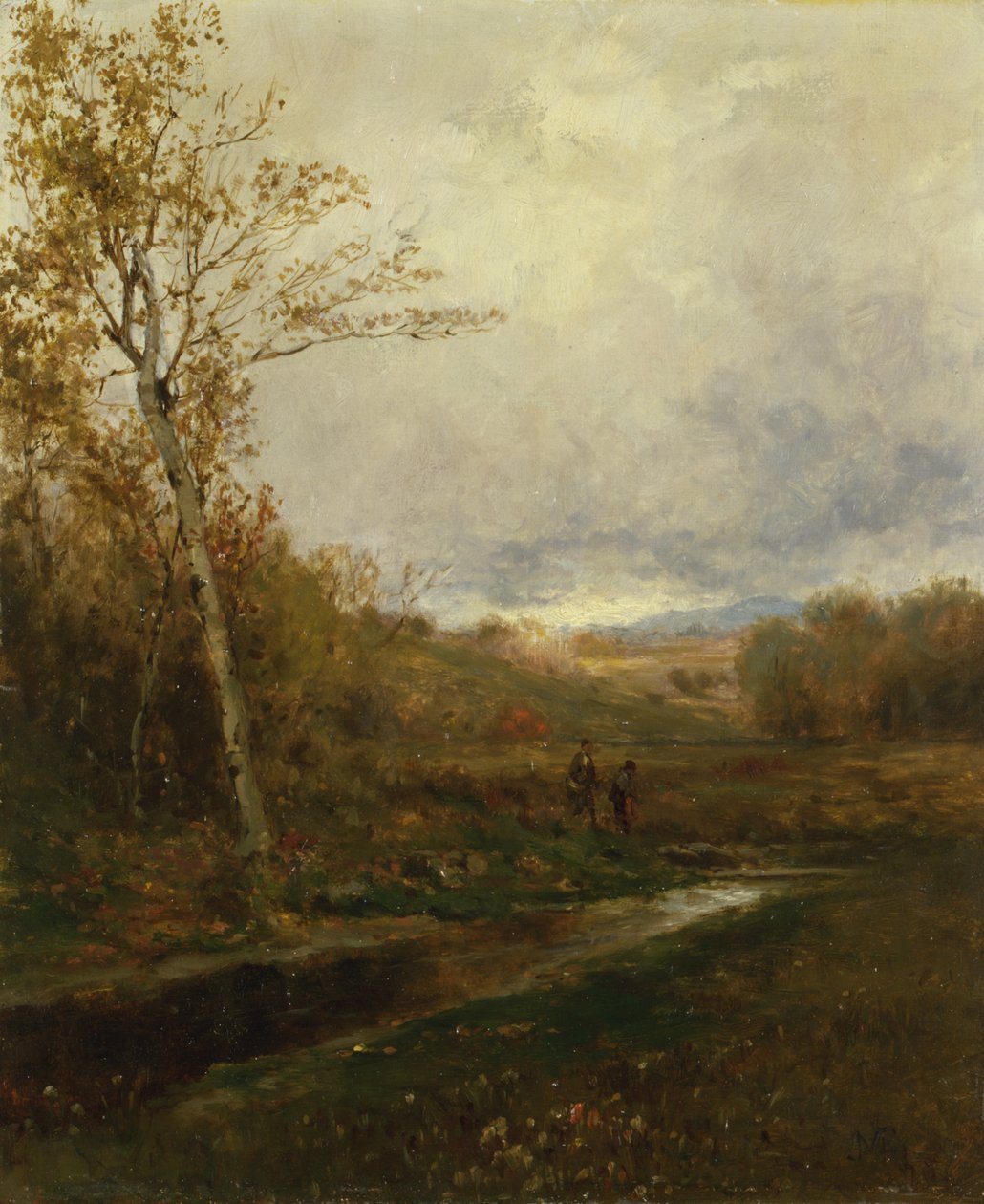 november, mitten av slutet av 1800-talet. av Jervis McEntee