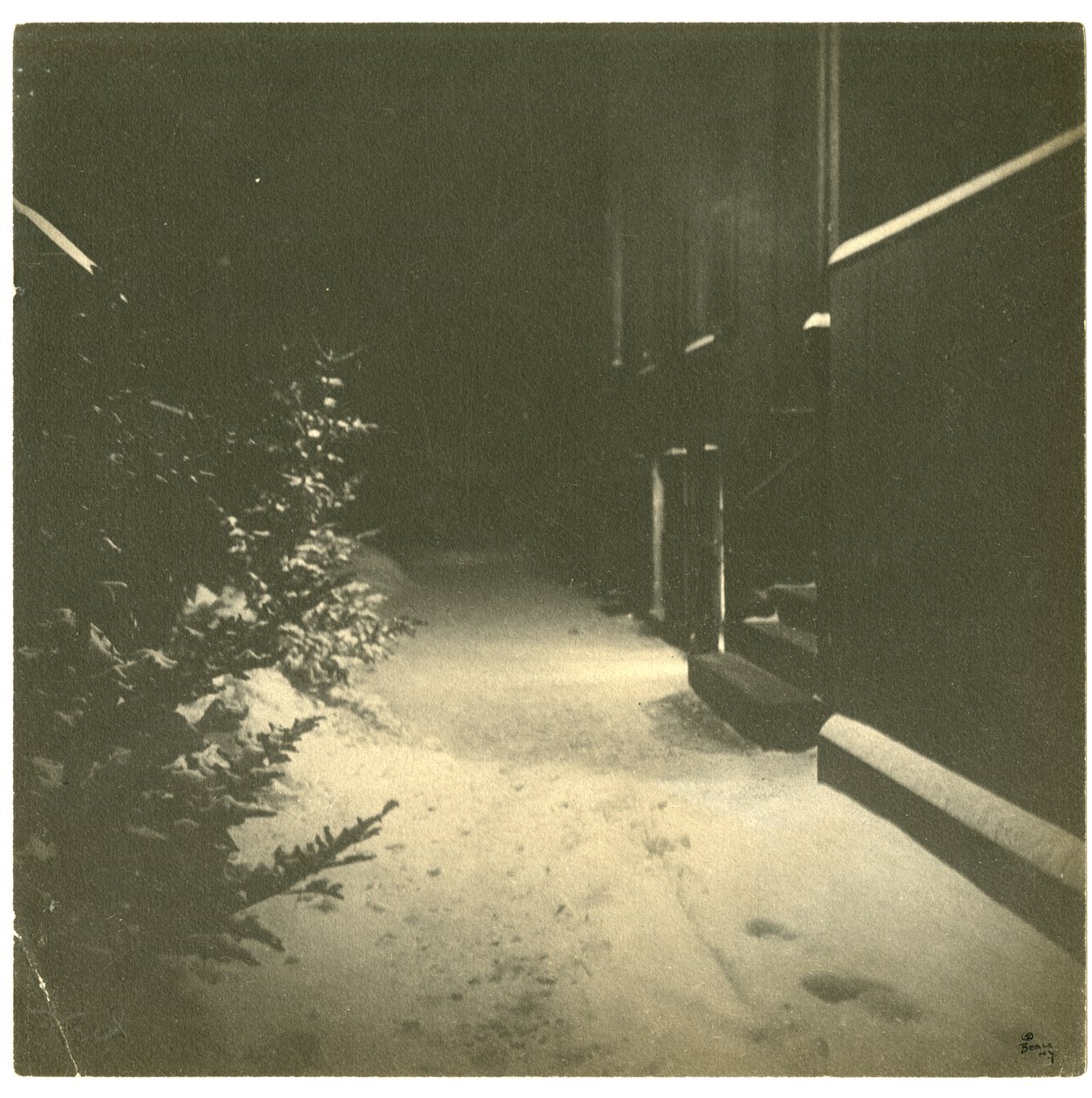 Bellingham Court, Boston, USA, ca 1902-10 (foto av gelatinsilver) av Jessie Tarbox Beals