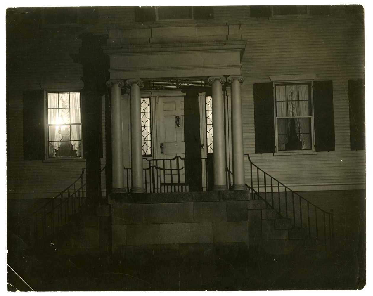 Boston dörröppning, USA, ca 1902-10 (foto av gelatinsilver) av Jessie Tarbox Beals