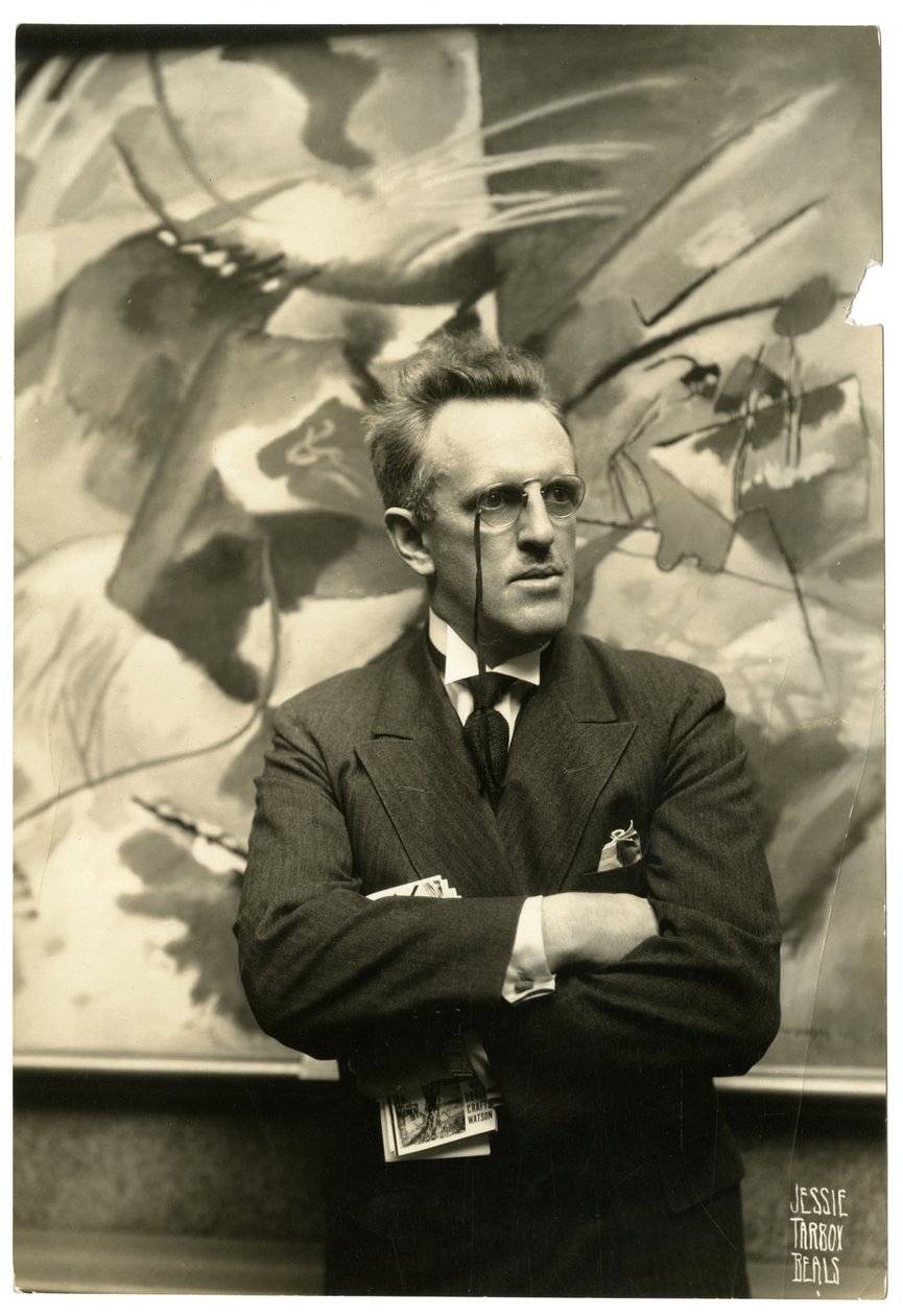 Dudley Crafts Watson - Chicago Art Institute, ca 1913-40 (foto i gelatinsilver) av Jessie Tarbox Beals