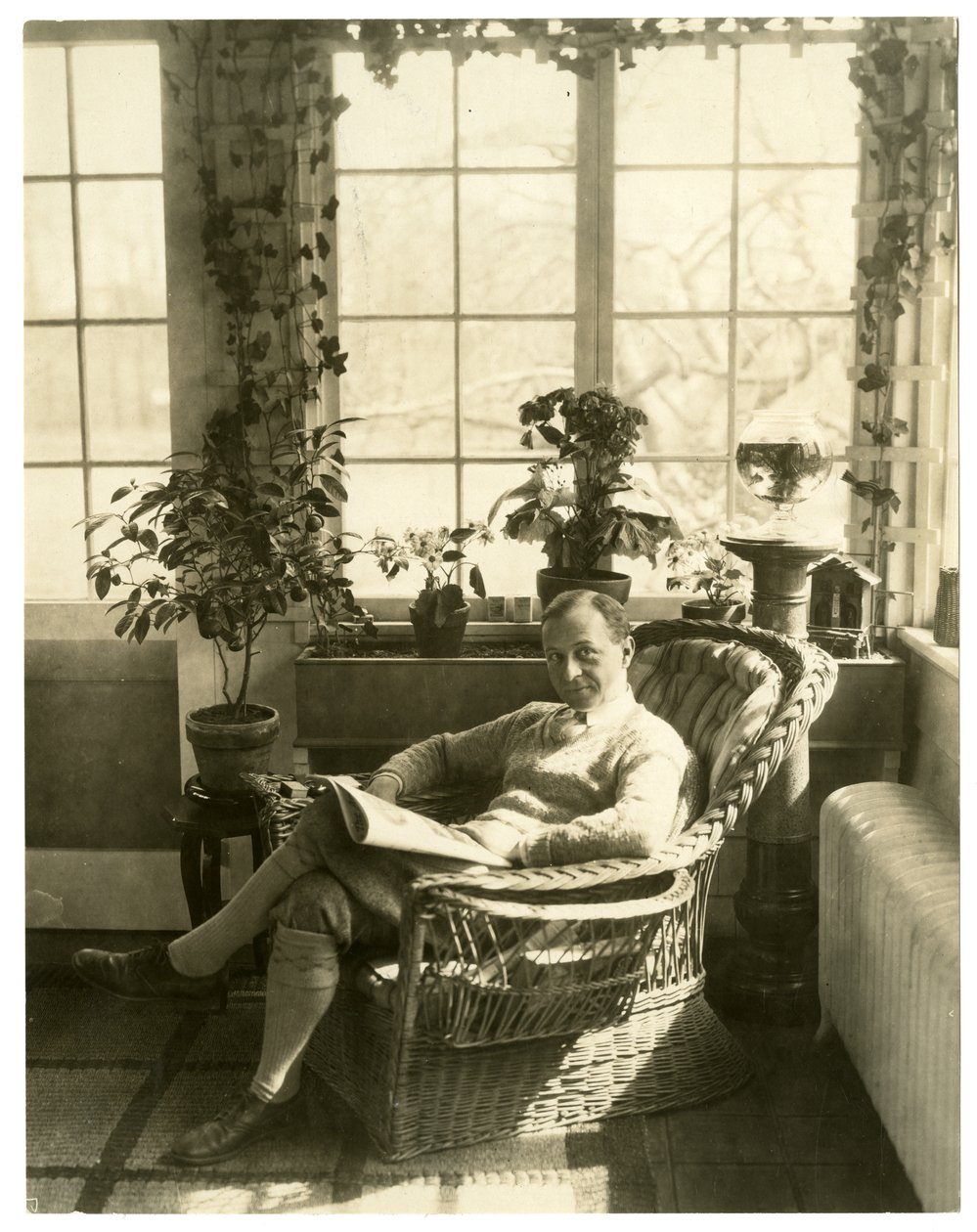 Ernest Truex, ca 1905-40 (foto av gelatinsilver) av Jessie Tarbox Beals