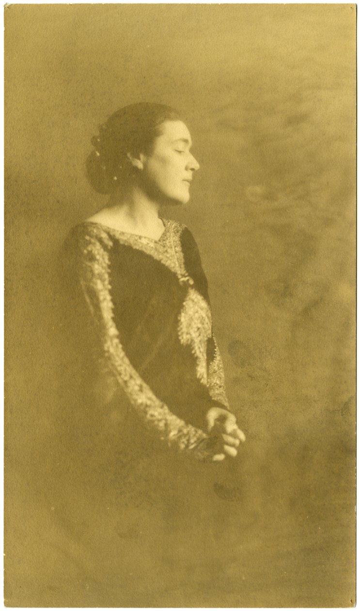 Fanny Hurst, ca 1909-20 (foto av gelatinsilver) av Jessie Tarbox Beals