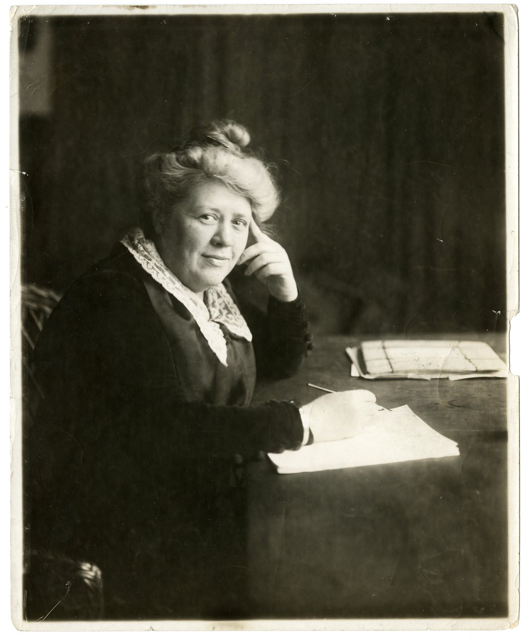 Jane Martin, annonsör, ca 1905-20 (foto av gelatinsilver) av Jessie Tarbox Beals