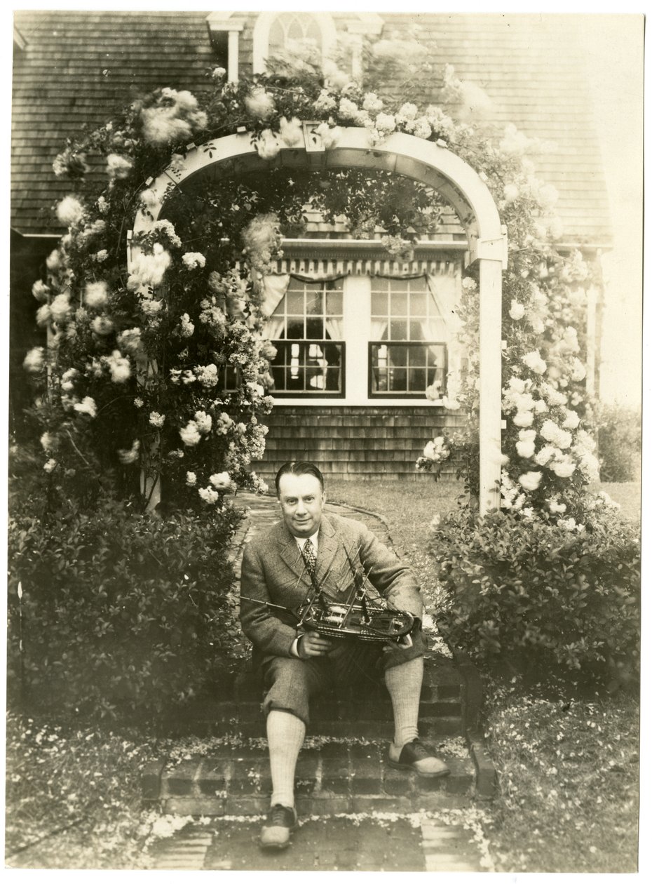 Joseph C Lincoln, ca 1920-28 (foto av gelatinsilver) av Jessie Tarbox Beals