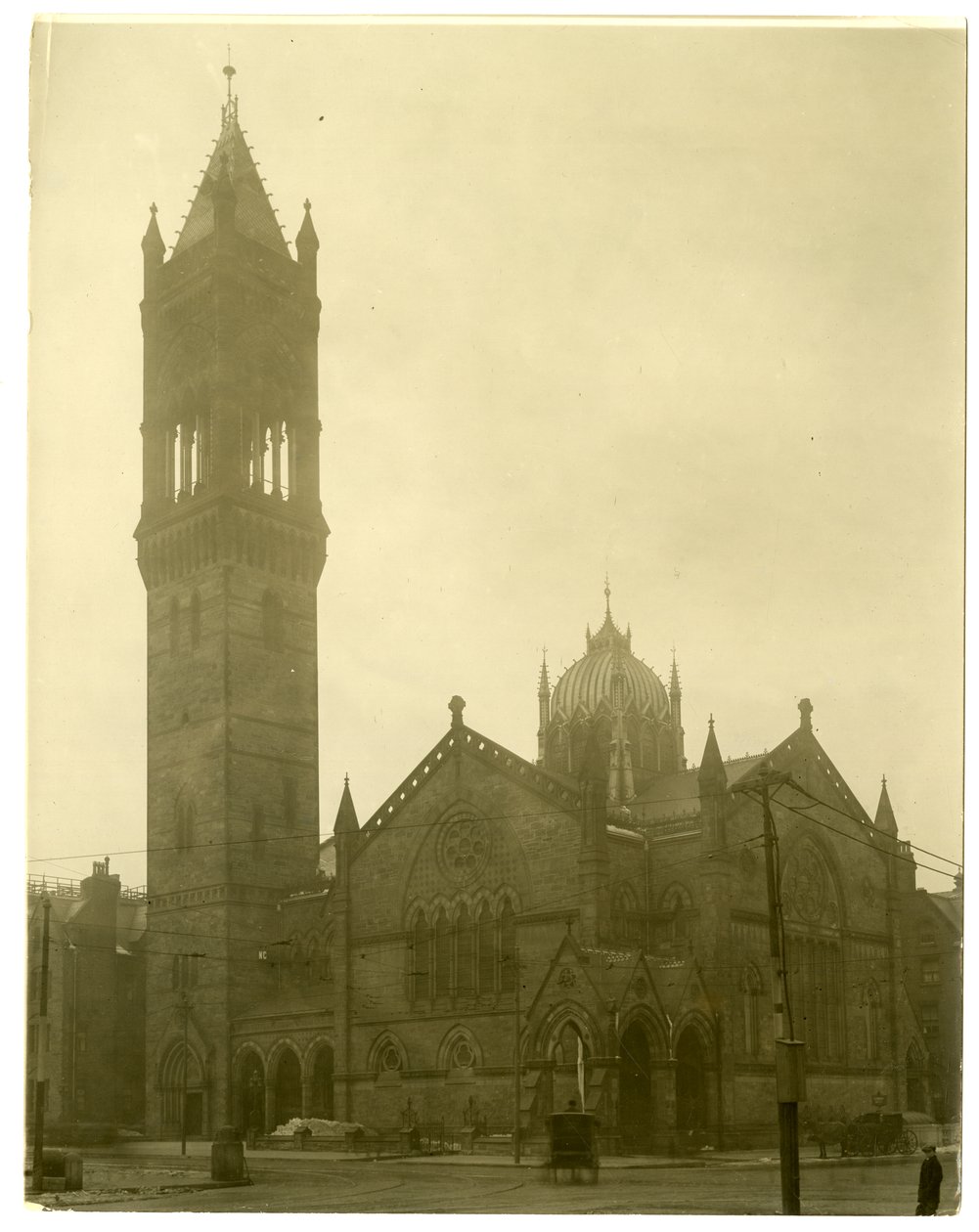 Old South Church, Boston, USA, ca 1902-10 (foto av gelatinsilver) av Jessie Tarbox Beals