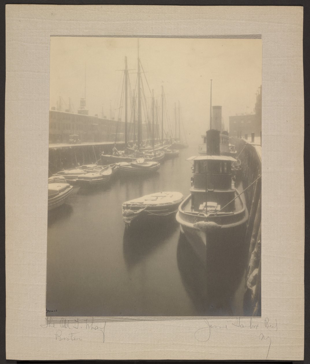 The Old T. Wharf, Boston av Jessie Tarbox Beals