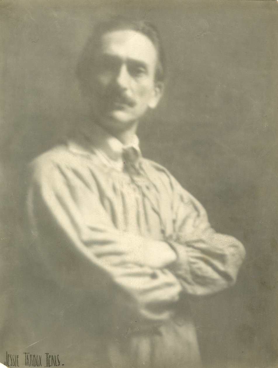 Skulptören Frank Chamberlin av ? Pasadena, tidigare på 292 Fifth Ave, jag hyrde hans studio, ca 1918-20 av Jessie Tarbox Beals