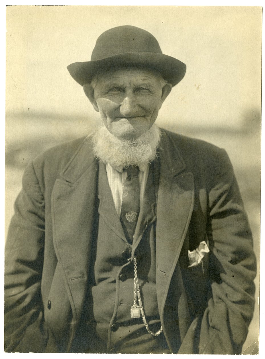 Farbror Charley Sennett från Barley Bailey Island, Maine, ca 1907-09 (foto av gelatinsilver) av Jessie Tarbox Beals