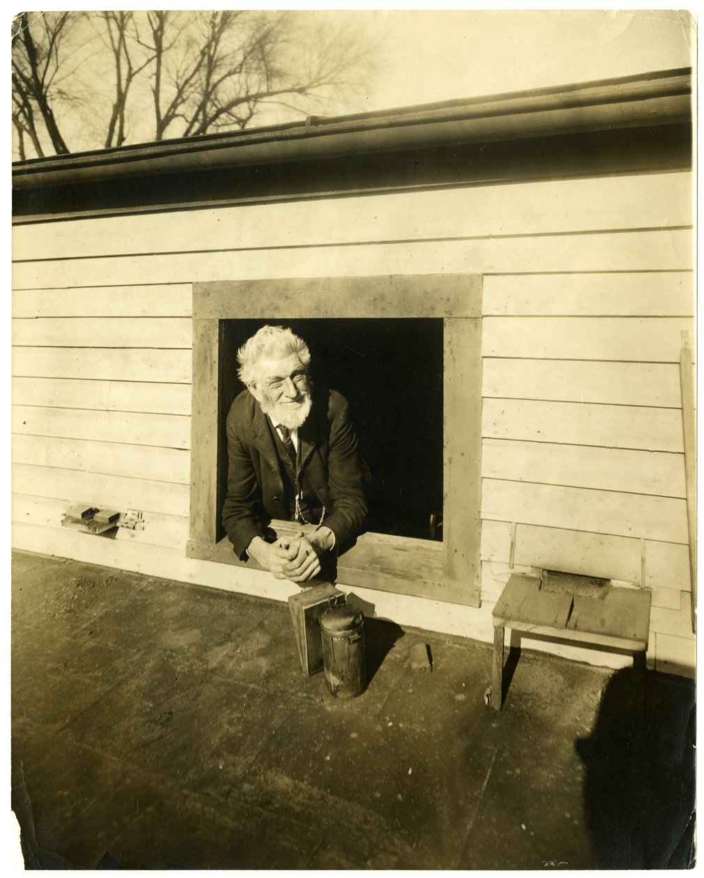 Farbror Chauncey Messenger, ca 1905-09 (foto av gelatinsilver) av Jessie Tarbox Beals