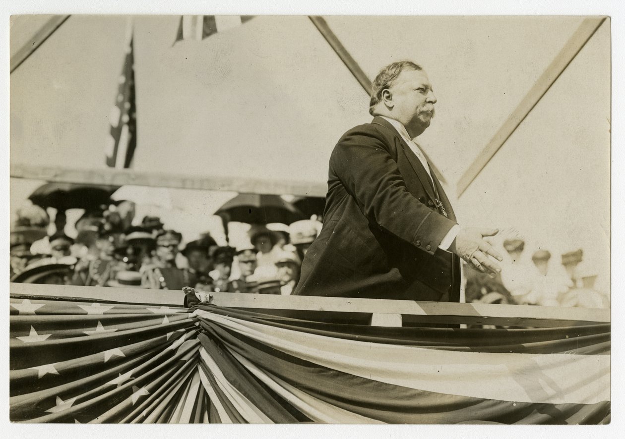 William Howard Taft, ca 1908-12 (foto av gelatinsilver) av Jessie Tarbox Beals