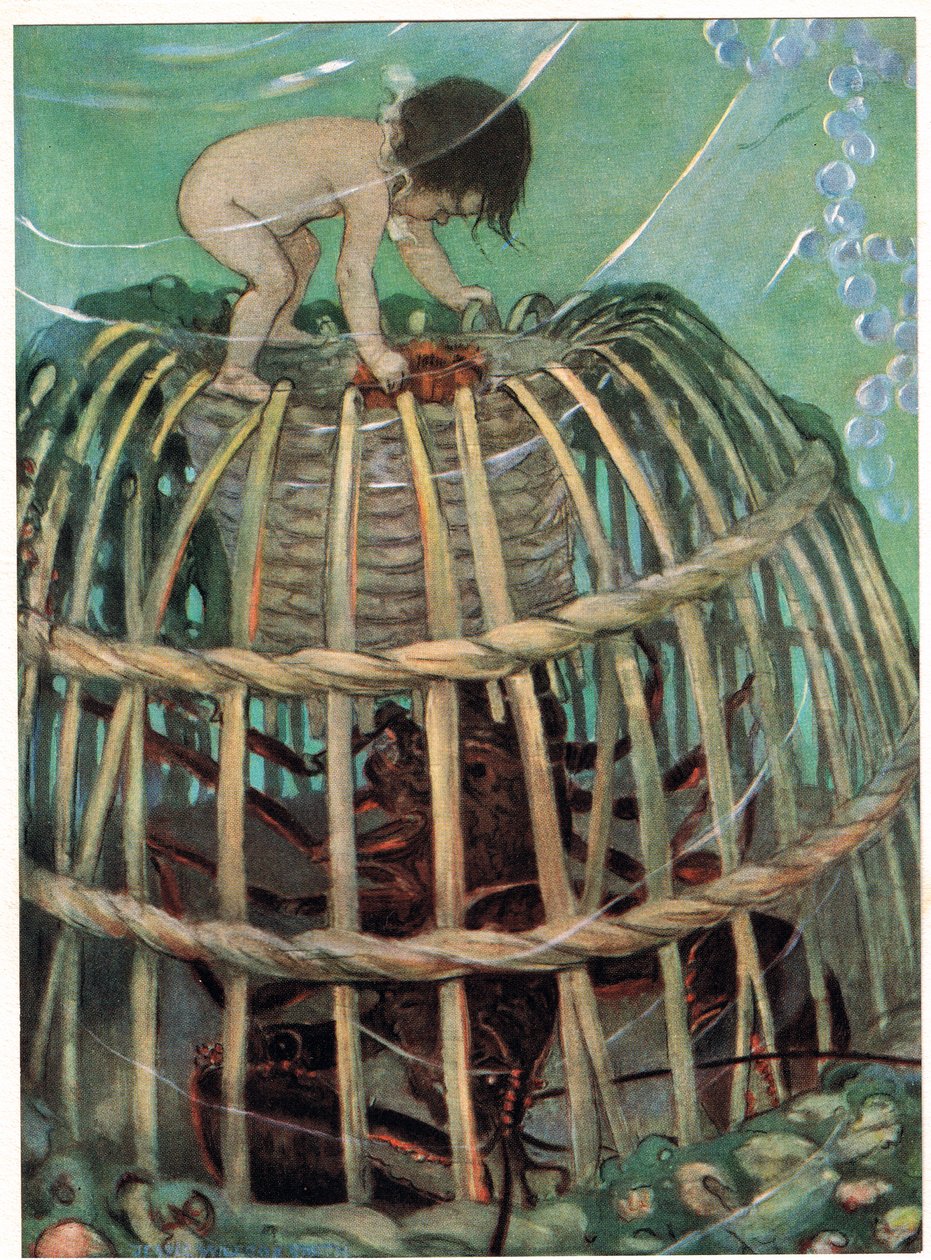 Tom och hummerkrukan, illustration från 