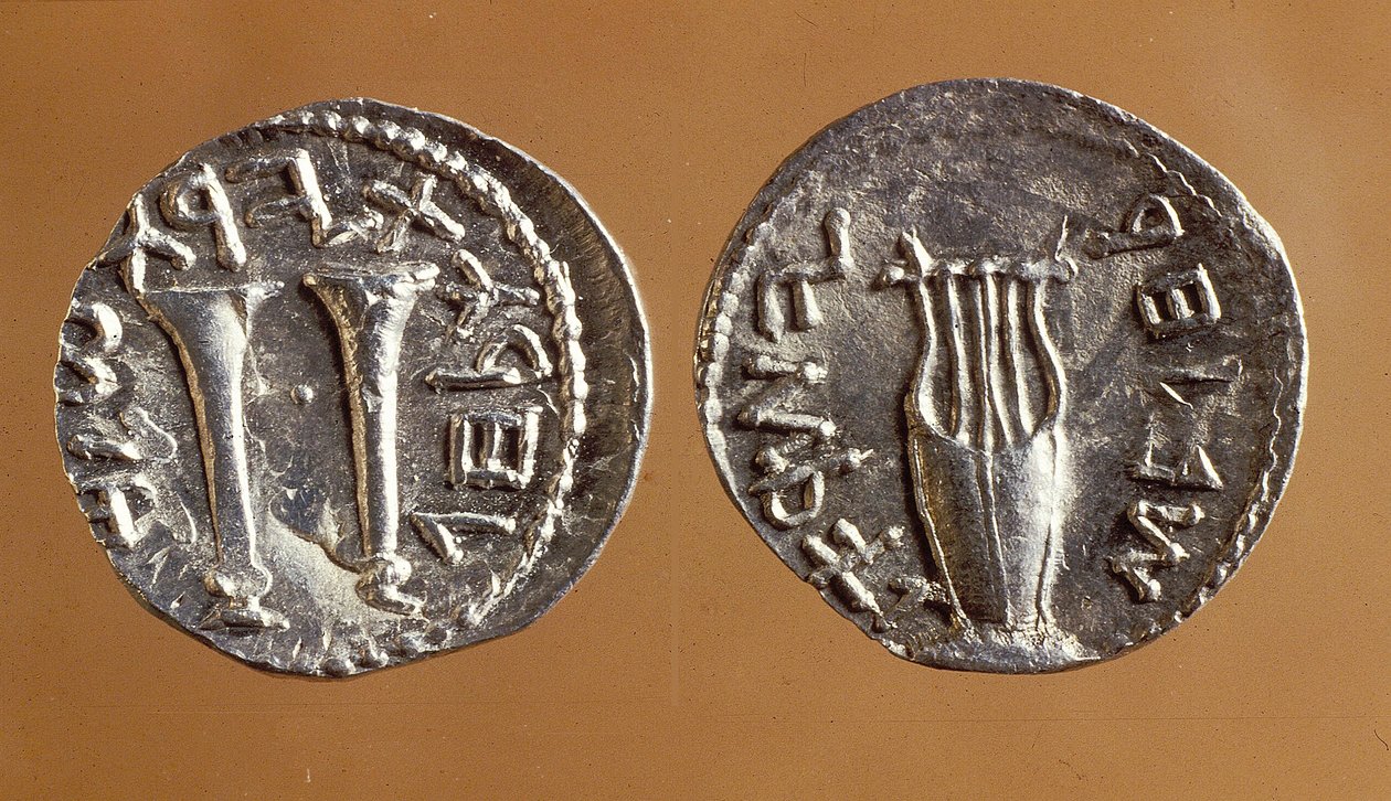 Mynt från Bar Kochba Revolt, 134-135 (metall) av Jewish School