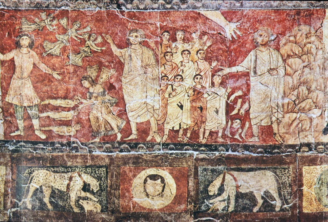 Hesekiels profetia (tempera på gips) (se även 397873) av Jewish School